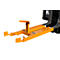 Elevador de barriles BAUER FH-I, acero, para barriles de 120 l, capacidad de carga 300, An 505 x P 1330 x Al 380 mm, naranja