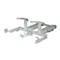 Elévateur de fûts BAUER FH-II, acier, capacité de charge de 600 kg, pour fûts de 120 l, L 980 x P 1330 x H 385 mm, galvanisé