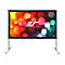 Elite Screens Yard Master 2 Series OMS150H2-DUAL - Projektionsschirm mit Beinen - 381 cm (150') - 16:9 - Wraith Veil Dual - Black Trim, silber Rahmen