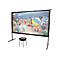 Elite Screens Yard Master 2 Series OMS180H2-DUAL - Projektionsschirm mit Beinen - 457 cm (180') - 16:9 - Wraith Veil Dual - Black Trim, silber Rahmen