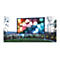 Elite Screens Yard Master 2 Series OMS180H2-DUAL - Projektionsschirm mit Beinen - 457 cm (180') - 16:9 - Wraith Veil Dual - Black Trim, silber Rahmen