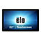 Ein schwarzes 22 Touchscreen-Display mit dem Logo elo auf blauem Hintergrund.