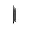 Moniteur gris de profil, avec boutons, haut-parleur et connecteur.