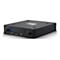 Schwarze Elo Computerbox mit USB 3.0, Micro-SD und GPIO-Anschlüssen vor weißem Hintergrund.