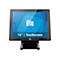 Schwarzer Touchscreen-Monitor mit Elo-Logo, 15-Zoll-Display und Touchscreen-Label.