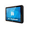 Schwarzes Tablet mit Touchscreen und dem Logo "elo" auf blauem Hintergrund. Text: 10 Zoll.