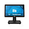 Schwarzer Touchscreen-Monitor mit Elo-Logo, 15", Full HD.
