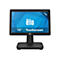 Schwarzer Touchscreen-Monitor mit Elo-Logo, 15", Full HD.