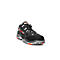 Black safety shoe with red and silver accents. Inscription: "OLIVER". Grey sole.
