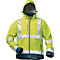 ELYSEE hoge zichtbaarheid softshell jas LIAM, EN ISO 20471 klasse 3, maat L, fluorescerend geel/navy, 100% polyester, waterdicht