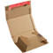 Embalaje envolvente ColomPac CP 020, con precinto autoadhesivo, cartón ondulado, marrón, An 271 x Pr 165 x Al 75 mm (A5), 20 piezas