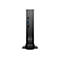 Dell OptiPlex 3000 Thin Client noir. Face avant : bouton d’alimentation, prise casque, ports USB. Logo Dell et nom du produit.