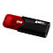 Emtec USB-Stick mit roter transparenter Kappe und schwarzem Gehäuse, beschriftet mit 256 GB und USB 3.2 Gen1.