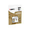 Emtec 128 GB MicroSD-Karte mit SD-Adapter in gold-weißer Blisterverpackung auf weißem Hintergrund.