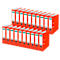 Encuadernadora LEITZ® 1010, DIN A4, ancho del lomo 80 mm, 20 unidades, rojo claro