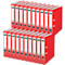 Encuadernadora LEITZ® 1015, DIN A4, ancho del lomo 52 mm, 20 unidades, roja