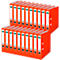 Encuadernadora LEITZ® 1015, DIN A4, ancho del lomo 52 mm, 20 unidades, rojo claro
