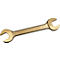 Endres tools Doppelmaulschlüssel, SW 10 x 11 mm, Länge 140 mm, Aluminium-Mehrstoff-Bronze, funkenfrei, Sechskant