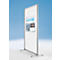 Enkele wand, metaal wit, magnetisch