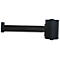 Enrouleur de sangle mural, fixation par vis, 10 m de long, pivotant, noir