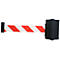 Enrouleur de sangle mural, fixation par vis, 10 m de long, pivotant, rouge/blanc