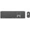 Ensemble clavier/souris Logitech Signature Combo MK950 for Business, sans fil, QWERTY, repose-poignets, souris pour droitiers, 2 modes de connexion, graphite