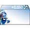 Envelop met kerstthema Sigel Blue Harmony, lang, 90 g/m², 50 stuks