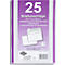 Pack of 25 white envelopes, C6 size, self-adhesive with cover strips, 80 g/m² and 3 years warranty.