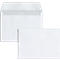 Two white envelopes. One is open, the other closed.