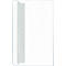 Transparent document protection sleeve with a white vertical stripe on the left edge.