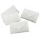 White envelopes on a white background. Some are stacked, others are individual.