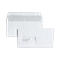 Enveloppen, 110 x 220 mm (DL), met venster links, klevend, pak van 100 stuks