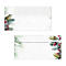 Enveloppen voor Kerstmis Sigel Christmas Garland, lang, 90 g/m², opdruk dennenappels, 50 stuks