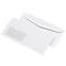 Enveloppes 114 x 229 mm (format C5/6) blanc Offset, 1000 p., avec fenêtre à gauche