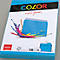 Enveloppes colorées, C6, bleu, 25 p.
