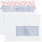 Enveloppes, enveloppes à soufflet et enveloppes expansibles ELCO, C6, blanc, avec fenêtre à droite, 500 p.