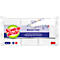 Paquet de six éponges blanches avec impression 'Scotch-Brite Magic Pad'.