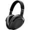 Casque EPOS noir avec des coussinets en mousse douce et un arceau réglable.