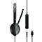 EPOS I SENNHEISER On-Ear ADAPT 165 USB II, USB A, 3,5-mm-Klinkenstecker, binaural, faltbar, UC-optimiert, schwarz 