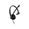 Schwarzes Headset mit Mikrofon, Bügel über dem Kopf. Das Mikrofon ragt zur Seite heraus. Epos Logo.
