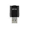 Schwarzer USB-Adapter mit EPOS-Logo. Der Adapter hat eine rechteckige Form und einen USB-Stecker.