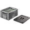 EPP-Isolierbox für Isolierbehälter, 8 l, mit Griffleiste, stapelbar, L 370 x B 270 x H 147 mm, schwarz