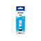 Epson 101 Cyan Tintentank-Flasche in der originalen Produktverpackung.