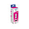 Epson 101 Magenta Tintenflasche in Originalverpackung vor weißem Hintergrund.