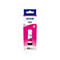 Epson 101 EcoTank Tintenflasche in Magenta, verpackt in einer weißen und pinken Schachtel.
