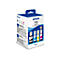 Ein Epson Tintenpatronen-Multipack. Die Box zeigt die Farben Schwarz, Cyan, Gelb und Magenta. Auf der Box steht Epson 112.