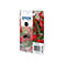 Cartouche d'encre noire Epson sur fond de piments rouges et verts. Texte : Black 503, x 4,6 ml.