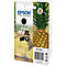 Epson Tintenpatrone, schwarz, vor Ananas-Hintergrund. Schriftzug: Black 604 XL, 8.9ml.