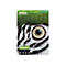 Epson Fine Art Cotton Smooth Bright Papierverpackung mit dem Bild eines Papageienauges auf der Vorderseite.