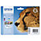 Eine Epson T0715 Multipack Tintenpatronen-Verpackung mit einem Gepardenkopf im Hintergrund.